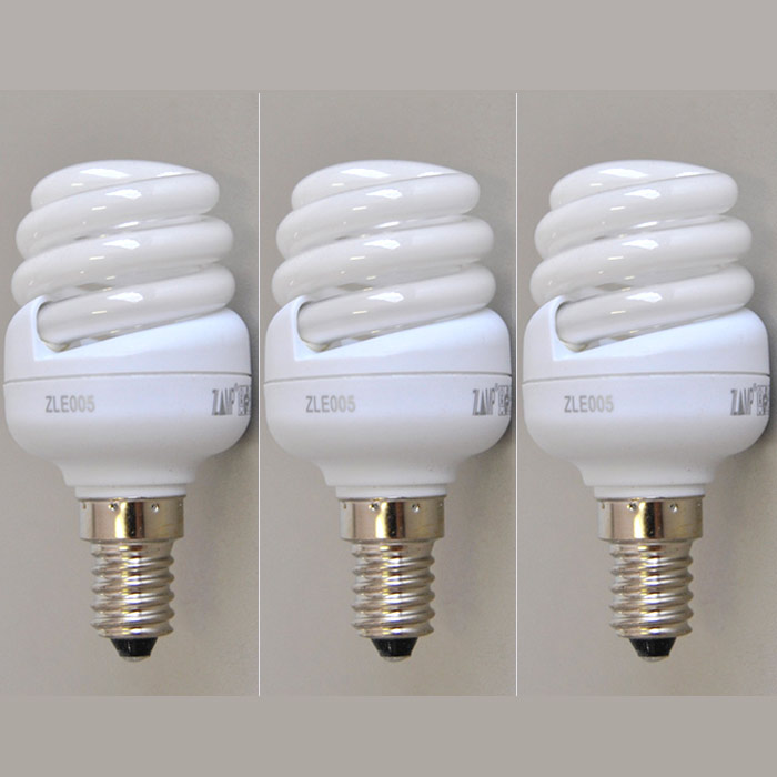 Briloner 3-Set Energiesparlampen 9W E14 G10-025 Spirale