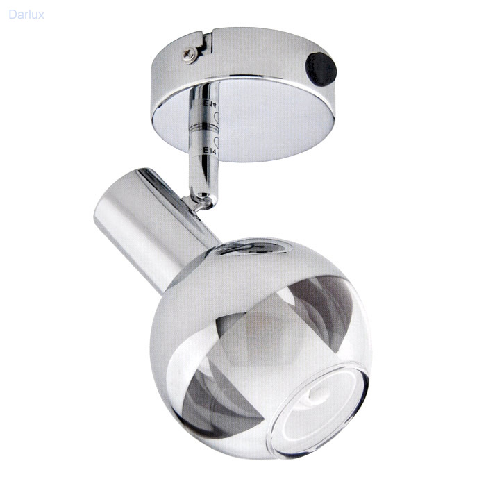 Deckenleuchte / Wandleuchte Chrom Glas Kugel Wandlampe Deckenlampe LED