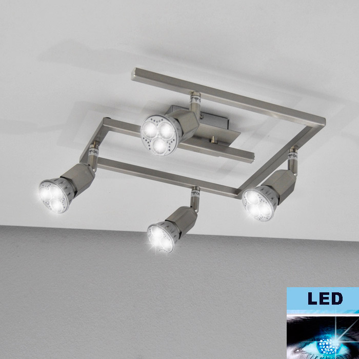 Deckenleuchte Eglo 27071 mit 4x 4,2W GU10 LED