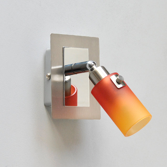 Eglo Wandleuchte / Deckenleuchte EdiLight 50058 Spot rot-orange