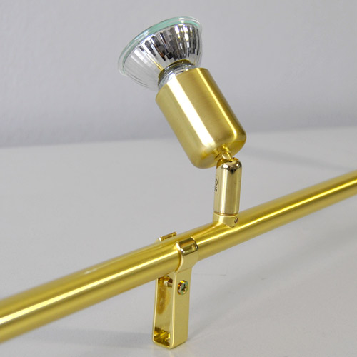 Deckenlampe / Wandlampe Messing Kabel mit Stecker Deckenleuchte