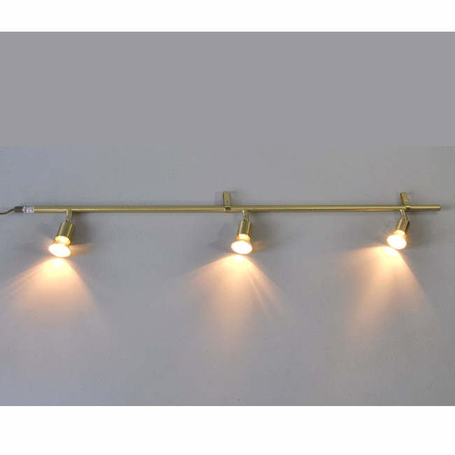 Deckenlampe / Wandlampe Messing Kabel mit Stecker Deckenleuchte