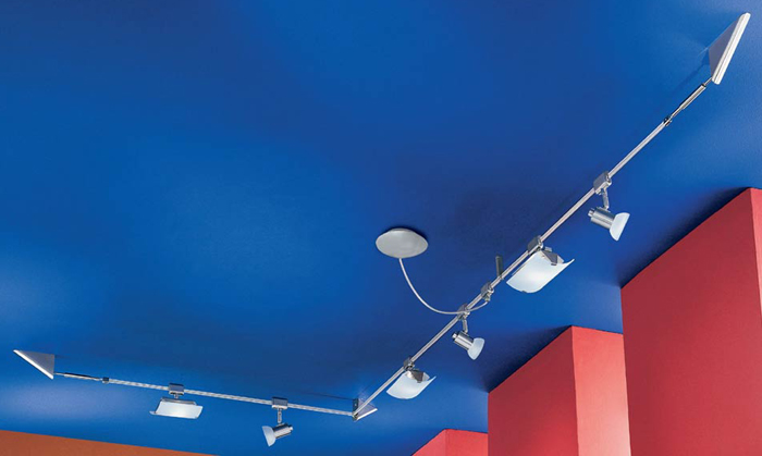 SEILSYSTEM Deckenleuchte 5m Hochvolt Deckenlampe, LED möglich