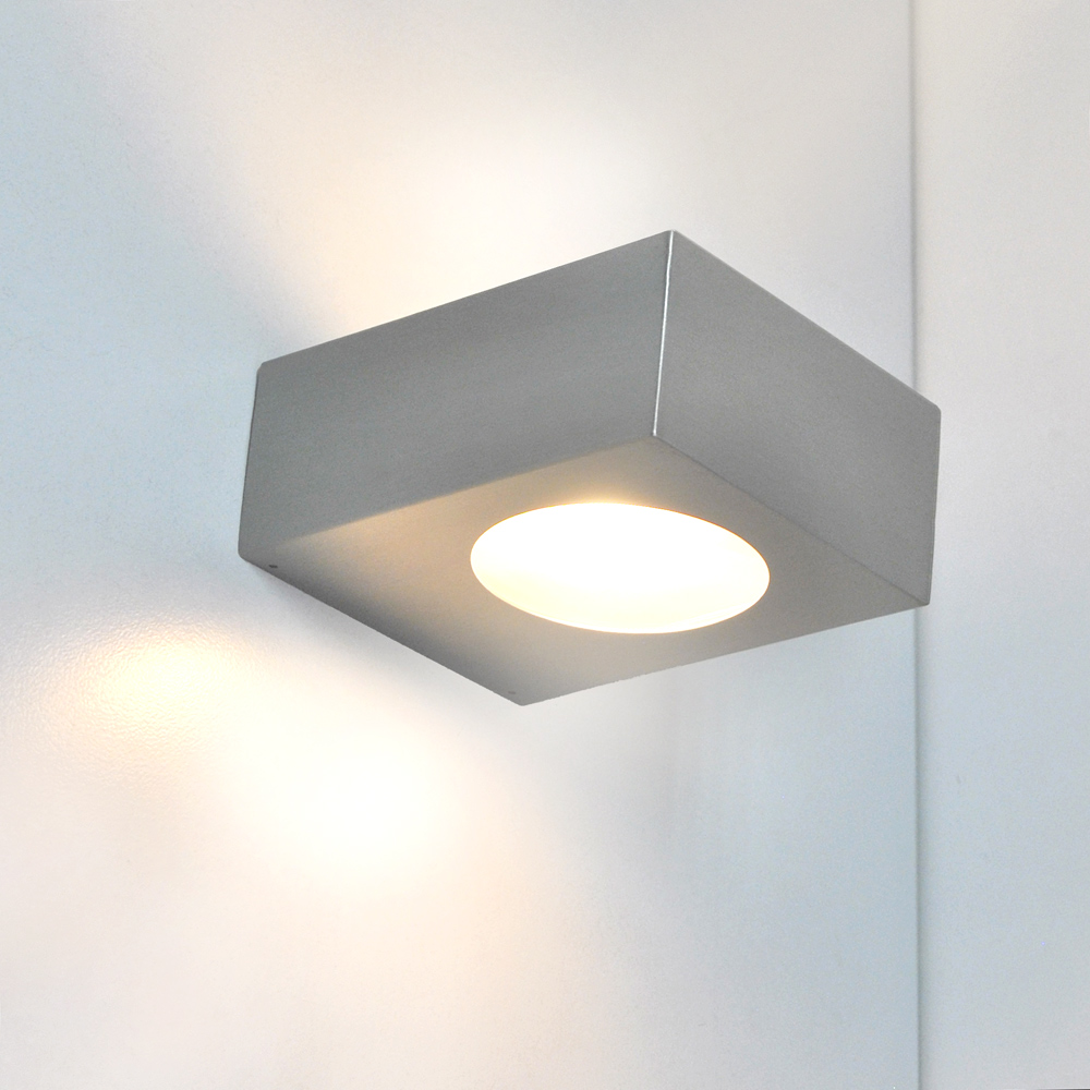 LED Badleuchte Wandleuchte 55430369 Eglo Edelstahl mit 5W G9 LED