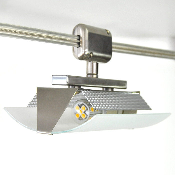 LED Seilsystem Leuchten Lampen Spot Strahler Lampe Pendel