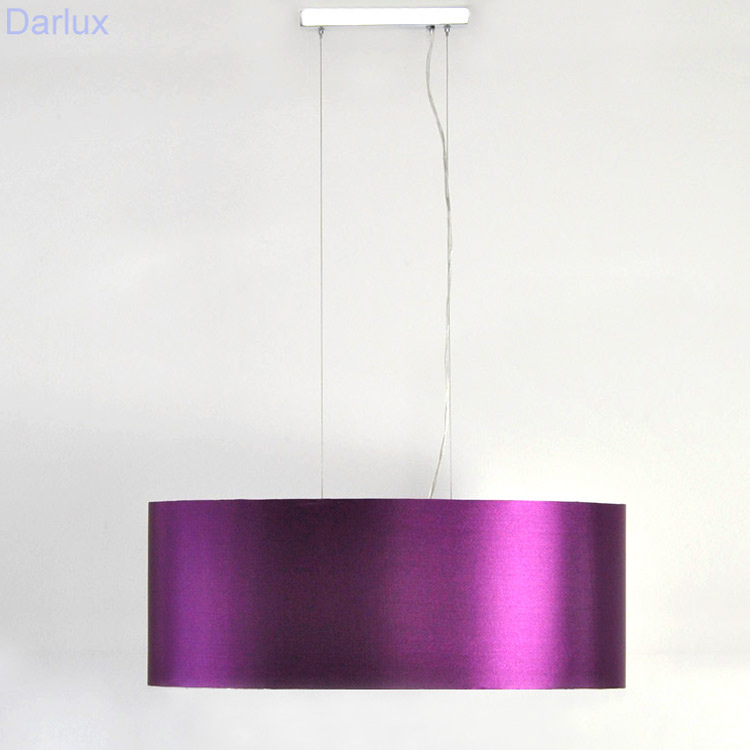 Lila Stoff Lampenschirm 26x26x18cm - Ersatzschirm Für Tisch- & Stehlampen