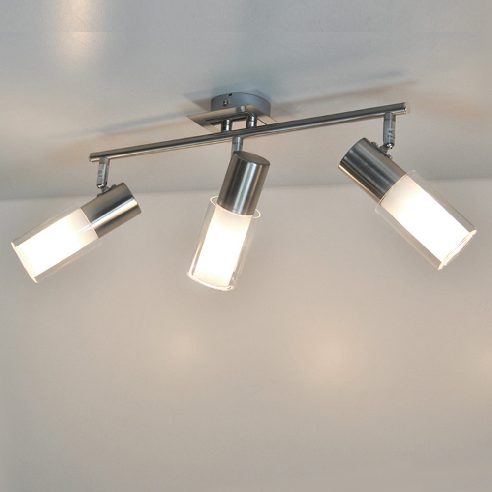 Eco-Halogen Deckenlampe Deckenleuchte Wandlampe Chrom Design,LED