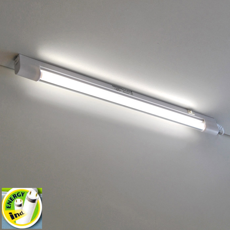 Unterbauleuchte Lichtleiste weiß Sparlampe Badleuchte Büroleuchte